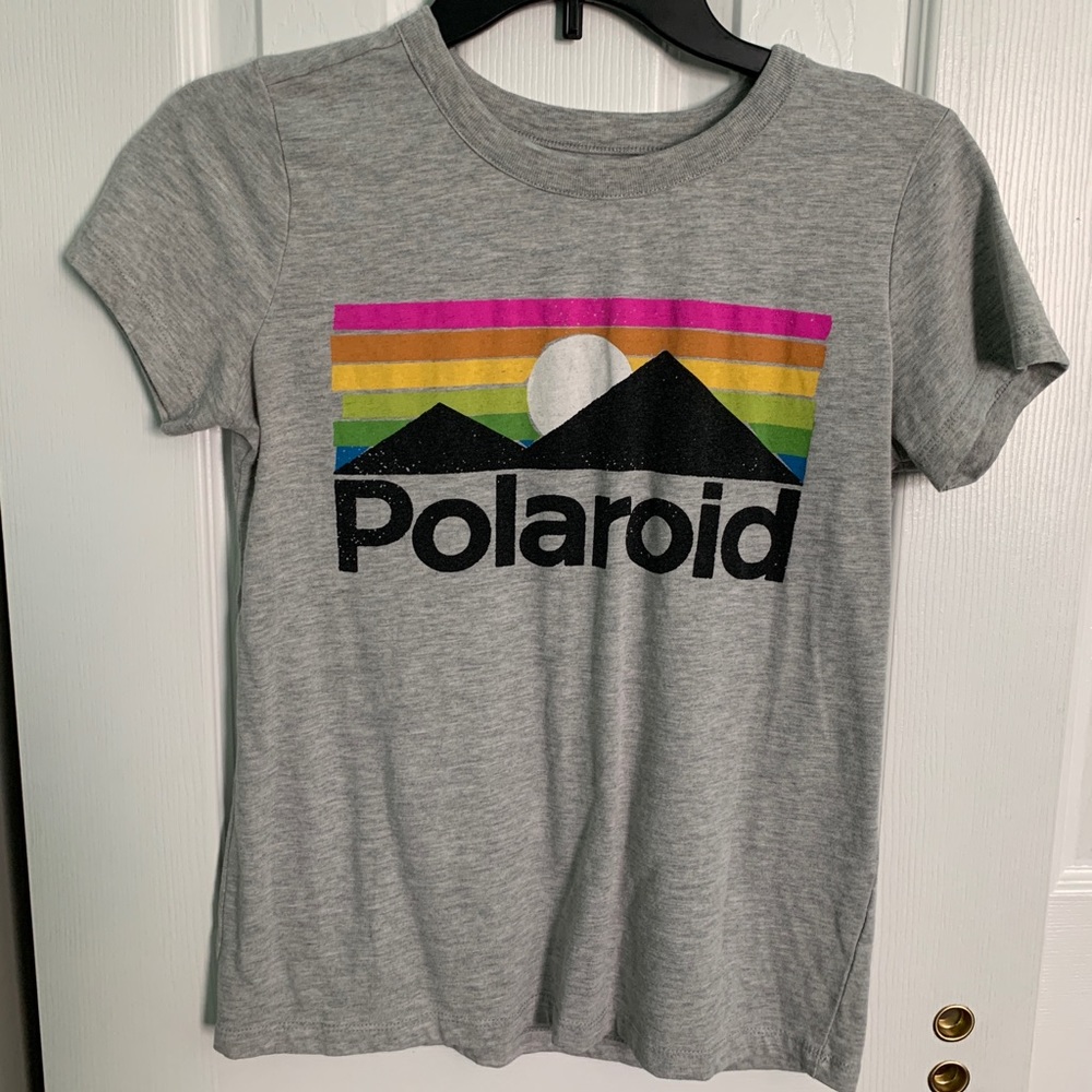Basic grey Polaroid tee